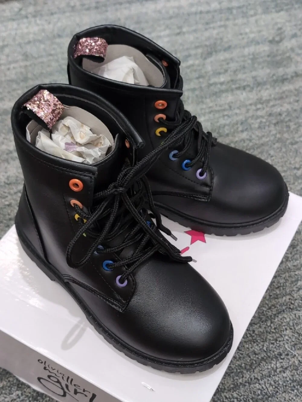 NEW Olivia Miller Girl Kids Boots Sz 1